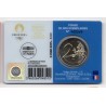 2 euro commémorative France 2022 Jeux olympique Paris blister bleu piece de monnaie €