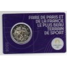 2 euro commémorative France 2022 Jeux olympique Paris blister Violet piece de monnaie €