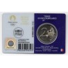 2 euro commémorative France 2022 Jeux olympique Paris blister Violet piece de monnaie €