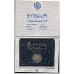 2 euro commémorative Vatican 2022 Mère Thérésa piece de monnaie €