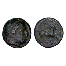 Macedoine, Philippe II Unité Bronze (-349 -336)  Amphipolis