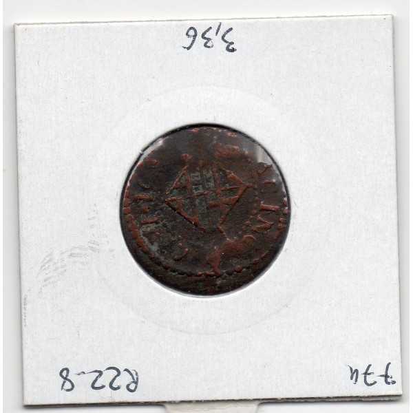 Sizain de Catalogne, Barcelonne 1645? Louis XIV pièce de monnaie royale