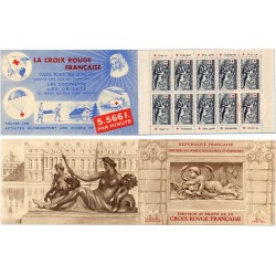 Carnet de timbres Croix-Rouge 1962 neuf**. - Philantologie