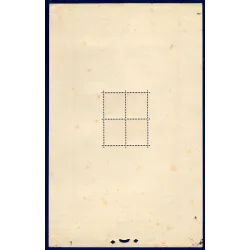 Bloc France feuillet Yvert 1 Paris, exposition internationale neuf *  avec charnière oxydation