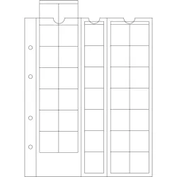 Feuilles OPTIMA, 35 pièces  27 mm Ø