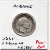 Albanie 1 frang AR 1935 TTB KM 16 pièce de monnaie