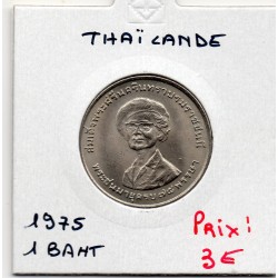 Thailande 1 Baht 1975 Sup, KM Y107 pièce de monnaie