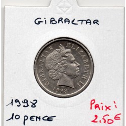 Gibraltar 10 pence 1988...
