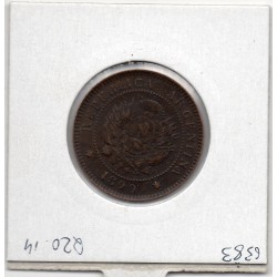 Argentine 1 centavo 1890 TTB, KM 32 pièce de monnaie