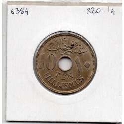 Egypte 10 Milliemes 1335 AH - 1917 KN Sup, KM 316 pièce de monnaie