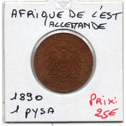 Afrique est Allemande 1 Pesa ou Pysa 1890 Sup- KM 1 pièce de monnaie