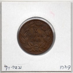 Portugal 10 reis 1882 TTB, KM 526 pièce de monnaie