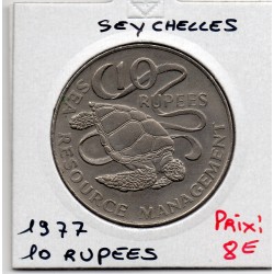 Seychelles 10 rupees 1977 Sup, KM 37 pièce de monnaie