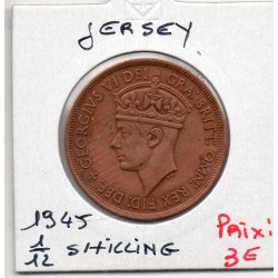 Jersey 1/12 Shilling 1945...