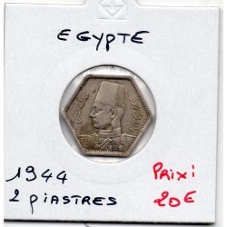 Egypte 2 piastres 1363 AH -...