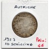 Autriche 10 Schilling 1957 Sup-, KM 2882 pièce de monnaie