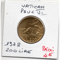 Vatican Jean Paul II 200 lire 1978 FDC, KM 138 pièce de monnaie