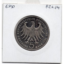 Allemagne RFA 5 deutche mark 1984 J, Sup KM 161 pièce de monnaie