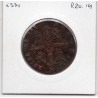 Espagne 8 maravedis 1844 Jubia TTB, KM 531.2 pièce de monnaie