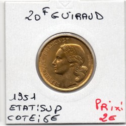 20 francs Coq Guiraud 1951...