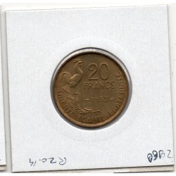 20 francs Coq Guiraud 1952 SPL, France pièce de monnaie