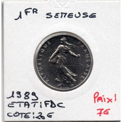 1 franc Semeuse Nickel 1989...
