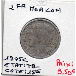 2 francs Morlon 1945 C Castelsarrasin TB-, France pièce de monnaie