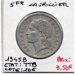 5 francs Lavrillier 1945 B...