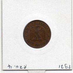 2 centimes Napoléon III tête laurée 1861 A Paris TTB+, France pièce de monnaie