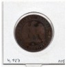 10 centimes Napoléon III tête nue 1855 Ancre MA Marseille TB-, France pièce de monnaie