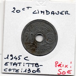 20 centimes Lindauer 1945 C...