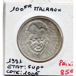 100 francs Malraux 1997 Sup+, France pièce de monnaie
