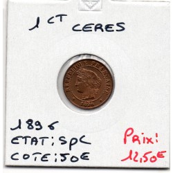 1 centime Cérès 1896 SPL, France pièce de monnaie