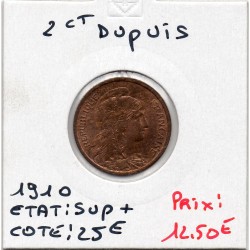 2 centimes Dupuis 1910 Sup+, France pièce de monnaie
