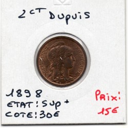 2 centimes Dupuis 1898...