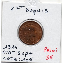 2 centimes Dupuis 1914...