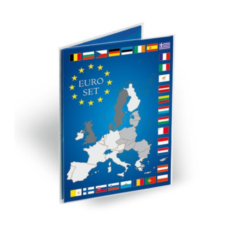 Carte de collection pour 1 Série de pièces Euro
