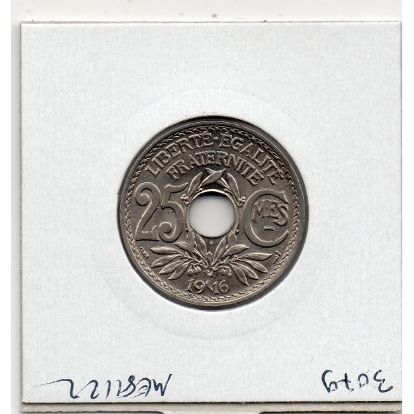 25 centimes Lindauer 1916 Sup+, France pièce de monnaie