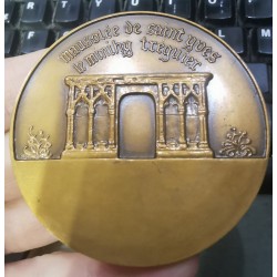 médaille mausolée de Saint Yves le minihy tréguier P. Lenoir Bronze