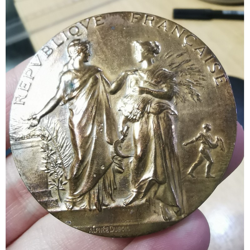 Médaille Ministère de l'agriculture Alphée dubois poiçon Corne