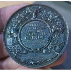 Médaille Olivier de Serre Langogne poinçon Abeille
