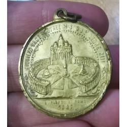 Médaille Vatican Pape Leon XIII, place St Pierre de Rome 1887