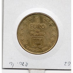 1 Euro de Plaisir piece de monnaie € des villes