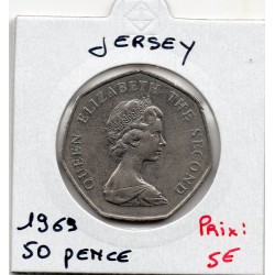 Jersey 50 pence 1969 Sup, KM 34 pièce de monnaie