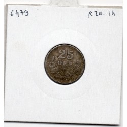 Suède 25 Ore 1939 TB, KM 785 pièce de monnaie