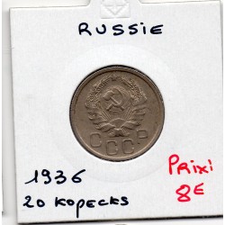 Russie 20 Kopecks 1936 Sup, KM Y104 pièce de monnaie