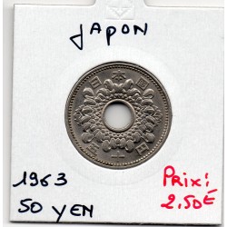 Japon 50 yen Showa an 38 1963 Sup, KM Y76 pièce de monnaie