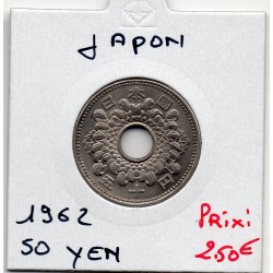 Japon 50 yen Showa an 37 1962 Sup, KM Y76 pièce de monnaie