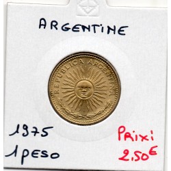 Argentine 1 peso 1975 Spl, KM 69 pièce de monnaie
