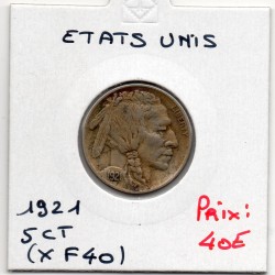 Etats Unis 5 cents 1921 TTB+, KM 134 pièce de monnaie